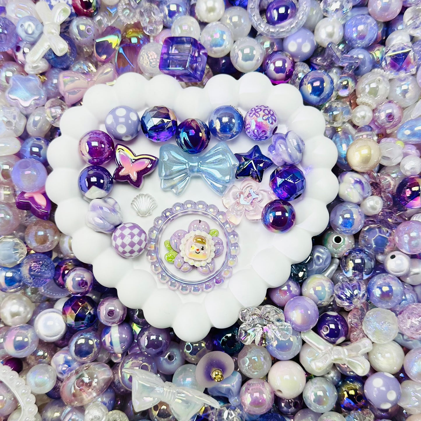 【🎁NEW 🎁】DIY arylic beads:mix of lots of beautiful and high quality beads