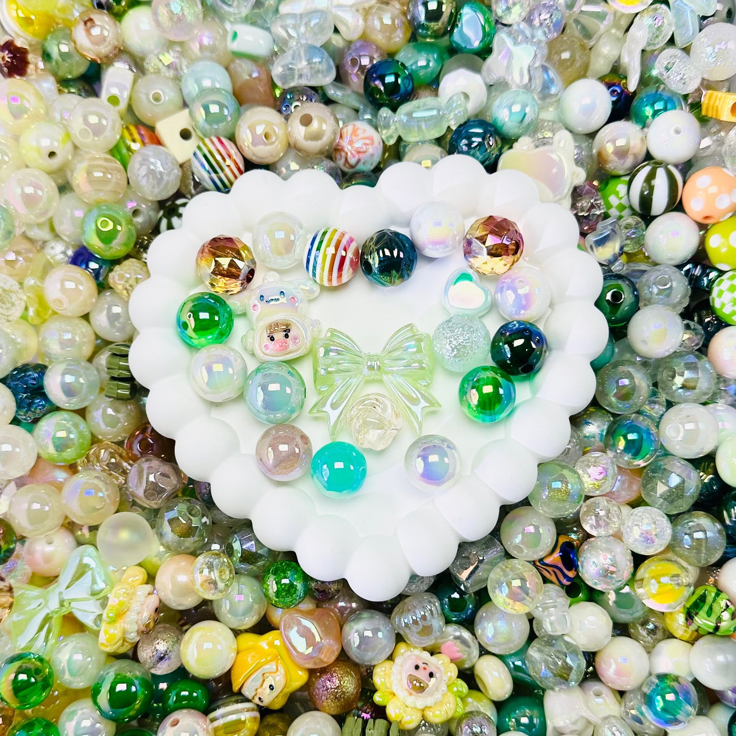 【🎁NEW 🎁】DIY arylic beads:mix of lots of beautiful and high quality beads