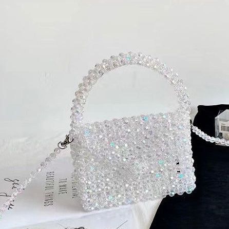 【🎁NEW 🎁】DIY New fashion crystal beaded woven bag