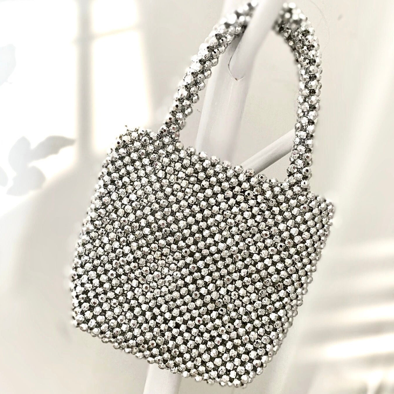 【🎁NEW 🎁】DIY New fashion crystal beaded woven bag